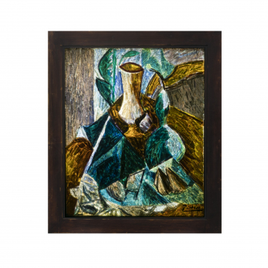 葫蘆靜物畫
羅傑・馬爾埃布－納瓦爾工作室
依巴勃羅・畢加索
1954–57年
玻璃畫
高71厘米，寬60厘米
私人收藏
( 照片來源：Sean Baylis)